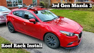 How to Install Roof Racks on a 3rd Gen Mazda 3 | Step by step