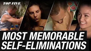 Top Five Most Memorable Self-Eliminations | Bachelor in Paradise