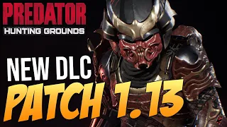 NEW SAMURAI PREDATOR CLASS & KATANA WEAPON! PREDATOR BUFFS?! Predator Hunting Grounds 1.13 Patch