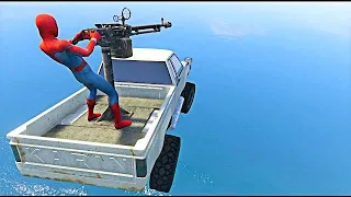 GTA 5 Spiderman Fails Water Ep.1