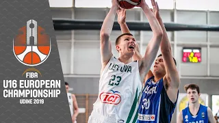 Lithuania v Israel - Full Game - FIBA U16 European Championship 2019
