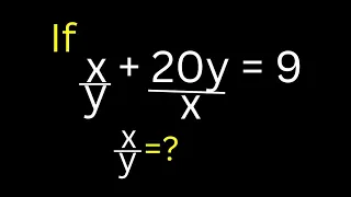 Likely Math Olympiad Problems | Nice Algebra Solution | Fast Trick To Find the Possible Value Of xy