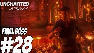 Uncharted 4 Final Boss - Gameplay Walkthrough Part 28 Chapter 22 A Thiefs End [ HD ] - No Commentary