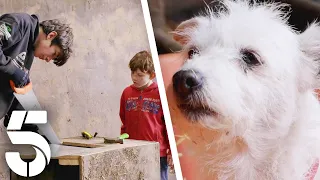 Farm Kids Build A Dog House By Hand | Our Yorkshire Farm | Channel 5