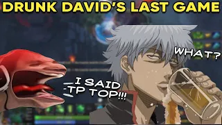 Drunk David's Last Game