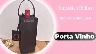 Como fazer PORTA GARRAFA DE VINHO I Porta Vinho Passo a Passo I Porta Vinho CHIC Fàcil