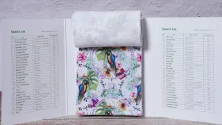 Fabric Sample book / ad [stop motion]
