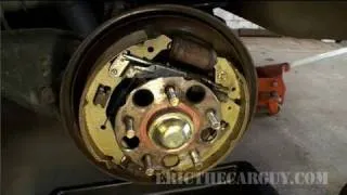 How to Replace Drum Brake Shoes, 2001 Odyssey  - EricTheCarGuy