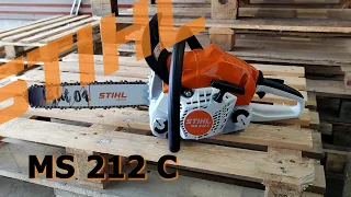 Stihl MS 212 C - Unpacking and Test