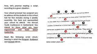 Intonation Reading Practice 1