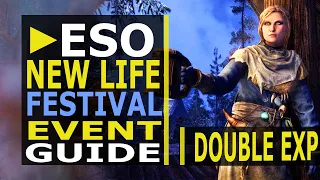 ESO New Life Festival Event Guide 2020 | Earn DOUBLE EXP & Old Indrinks