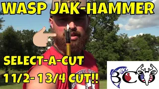 WASP JAK HAMMER SELECT-A-CUT VS BALLISTIC GEL!!- BROADHEAD TEST SERIES PT:15