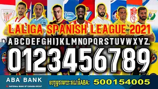 LALIGA Spanish league 2021 By Home Design Fc to Download Free all Font for Laliga