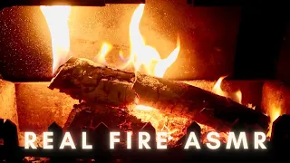 REAL WITCH'S FIRE ASMR | CRACKLING WOOD BURNER FIREPLACE | FOR MEDITATION, RITUALS, SABBATS (IMBOLC)