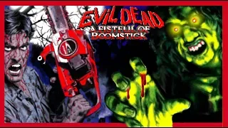 EVIL DEAD A FISTFUL OF BOOMSTICK PLAYSTATION 2 GAMEPLAY CUTTING ZOMBIES UP WITH CHAINSAW