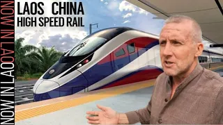 Laos China High Speed Train Arrives in Vientiane Laos | Now in Lao