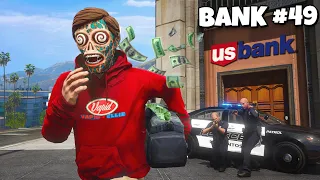 I Robbed 50 Banks in GTA 5 RP..