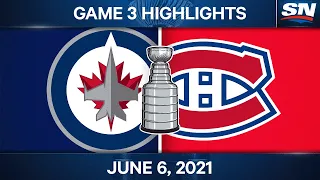 NHL Game Highlights | Jets vs. Canadiens, Game 3 - June 6, 2021