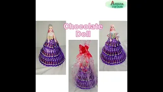 DIY Dairy milk Chocolate Doll ||Tutorial || How to fairy Barbie doll by anjana_craft_studio