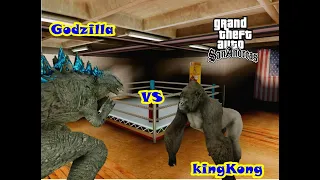 GTA San Andreas Loquendo - Godzilla vs KingKong