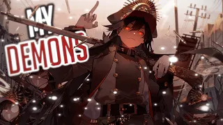 Nightcore - My Demons (Female Version) (Lyrics)