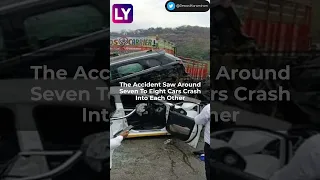 Mumbai-Pune Expressway Accident: 4 People Injured As 7 Vehicles Pile-Up After Collision With Truck