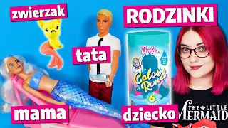 RODZINKA SYRENEK Barbie Color Reveal 🧜‍♀️ Chelsea Zwierzaki 🐱 Lalki Niespodzianki miss Aga