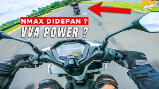 FINAL DRAG RACE‼️ NMAX 155 (KIRIAN) VS VARIO 160 SENTUL | VVA UNJUK GIGI ⁉️😱 NMAX MEMANG KENCANG🔥