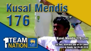 Kusal Mendis 176 vs Australia - 1st Test, Australia tour of Sri Lanka 2016