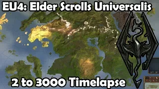 EU4: Elder Scrolls Universalis 2-3000 Timelapse AI Only