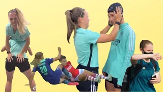 Arsenal Women funny moments BECAUSE WE BEAT CHELSEA | CRACK