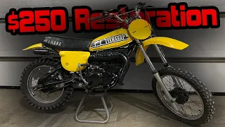 Restoring a Vintage Yamaha YZ80 For $250
