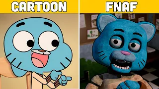 Turning Cartoon Characters Into FNAF Animatronics