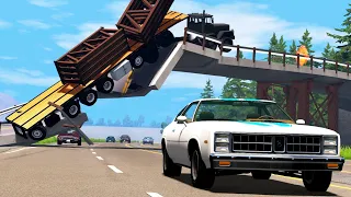 Collapsing Bridge Accidents 2 | BeamNG.drive