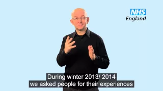 NHS Accessible Information January/February 2015 - Update BSL Video and Subtitles