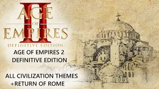 Civilization Themes - Age of Empires 2 Definitive Edition All Civilization Themes + Return of Rome