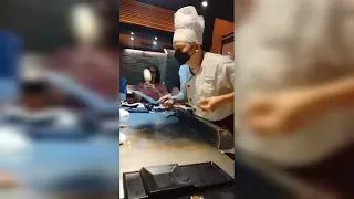 What is at Teppanya ?😁| Our teppanyaki experience