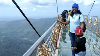 skywalk glass bridge in Vagamon, Kerala