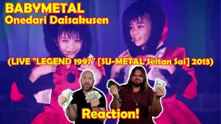 Musicians react to hearing BABYMETAL Onedari Daisakusen (LIVE LEGEND 1997 [SU-METAL Seitan Sai] 2013