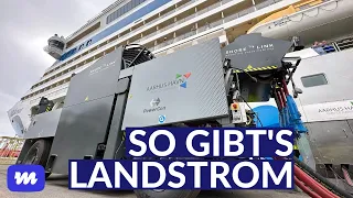 So bekommt ein AIDA-Kreuzfahrtschiff Landstrom - Neue Landstromanlage in Aarhus mit AIDAmar eröffnet