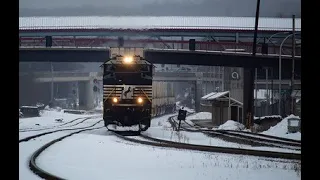 Altoona Pennsylvania, NS Trains Galore! (4K)