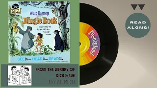 The Jungle Book(1977) | Disneyland Little Long-Playing Record 319 | Read-Along Vinyl Record