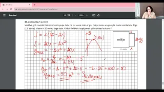 Gatavošanās 9.klases matemātikas eksāmenam ( 32.,33.uzd.)