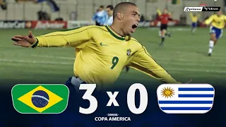 Brasil 3 x 0 Uruguay ● 1999 Copa América Final Extended Goals & Highlights HD