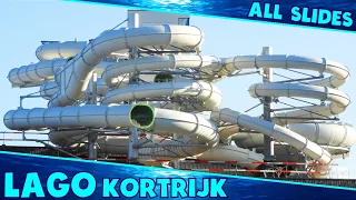 All New Water Slides & Pool Overview of LAGO Kortrijk 2020!