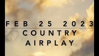 Billboard Top 60 Country Airplay (Feb 25, 2023)