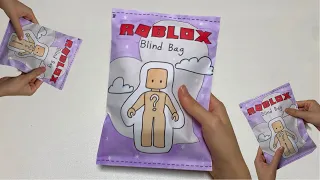 [🐚Paperdiy🐚] Roblox outfit Blind Bag - sanrio 로블록스 코디 블라인드백💕 | 종이놀이 ASMR tutorial bag