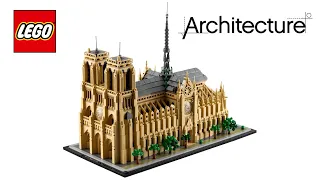 LEGO Architecture Notre-Dame de Paris (21061) - Speed build