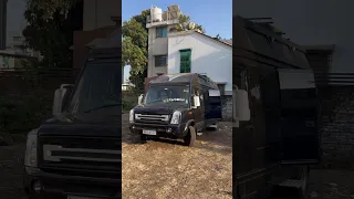 Force Traveller Modified into Home- Vanity van.