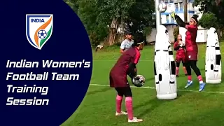 Indian Women's Football Team Training Session || Jamshedpur || Women's Asian Cup 2022 || Tanmoy11